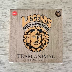 Legends of the Hidden Temple Team Animal Coasters Nick Box Exclusive New